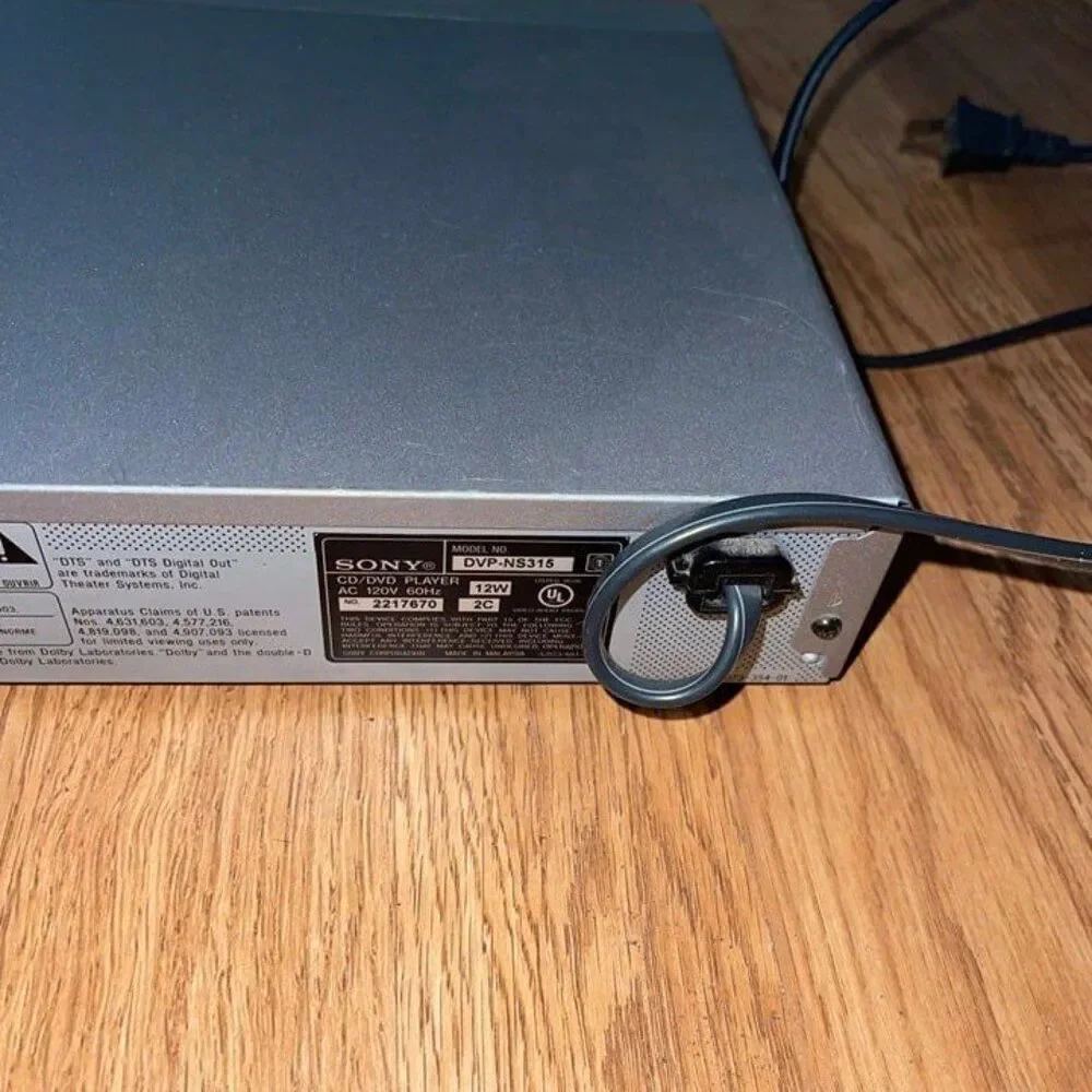 Sony DVP-NS315 DVD Player
